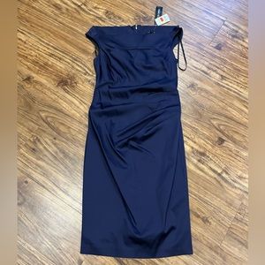 Satin cocktail dress